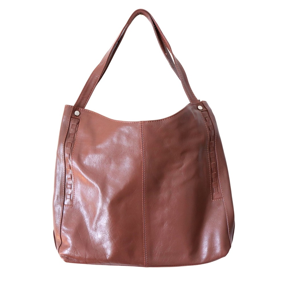 Tano‎ Genuine Italian Leather Brown Hobo Shoulder Bag Italy Made Chocolate NWOT